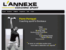 Tablet Screenshot of annexe-coachingsport.com
